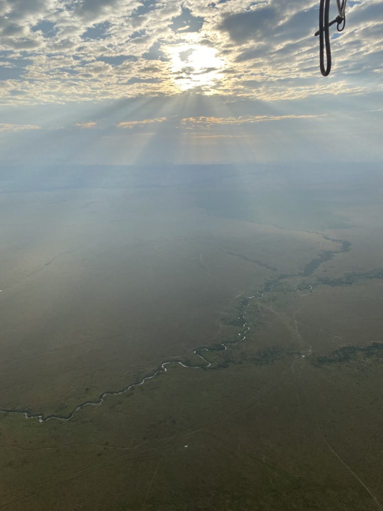 The maasai mara migration in a hot air balloon by Bonita on safari