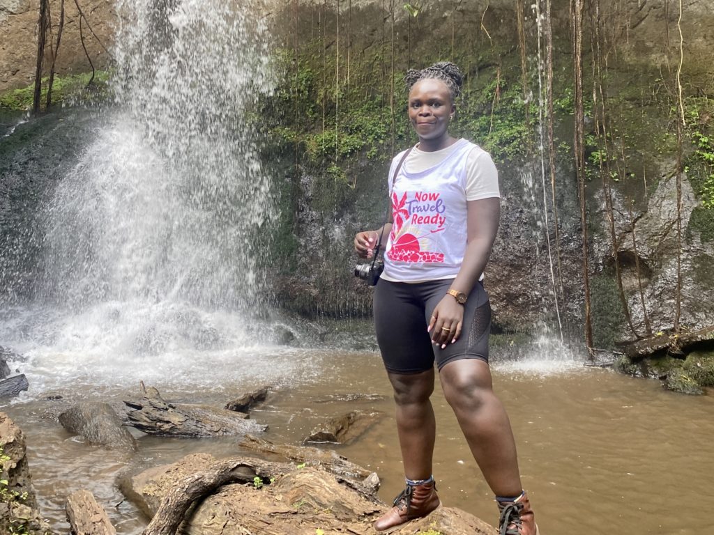 Bonita on safari Eldoret Jambojet
